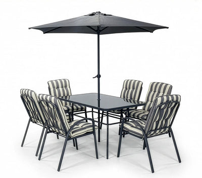 Set de Jardín Piave - Mesa + 6 Sillas
