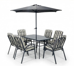 Set de Jardín Piave - Mesa + 6 Sillas