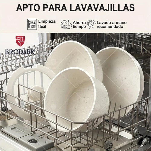 Batería De Cocina Juego De Sartenes 20 Piezas Ollas Y Sartenes