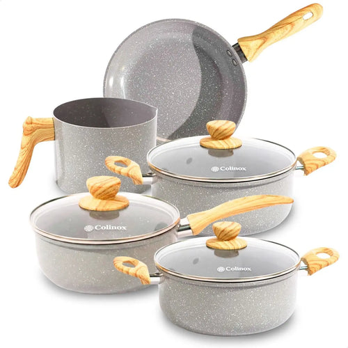 Batería De Cocina Juego De Sartenes 20 Piezas Ollas Y Sartenes